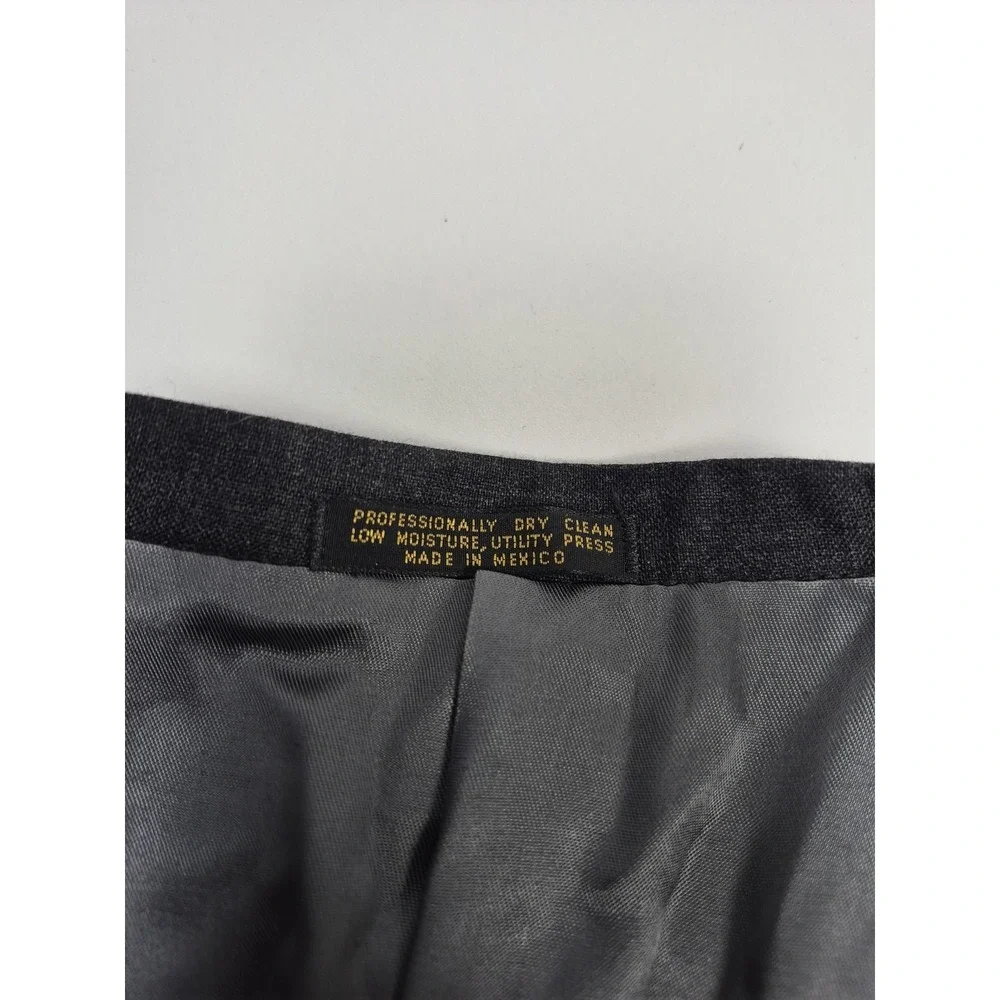 Adolfo Suit Mens 52 Long Gray 100% Wool Veracruz 2 Piece 48x36 Mexico NWT FLAW